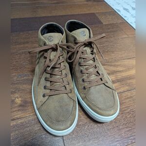 Men's Ecco Soft 7 Tred Urban Boot Size 12-12.5 Camel